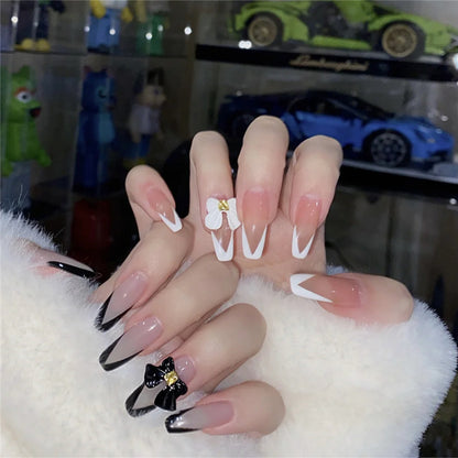 Decorative Floral Press-On Nail Art Set Acalora