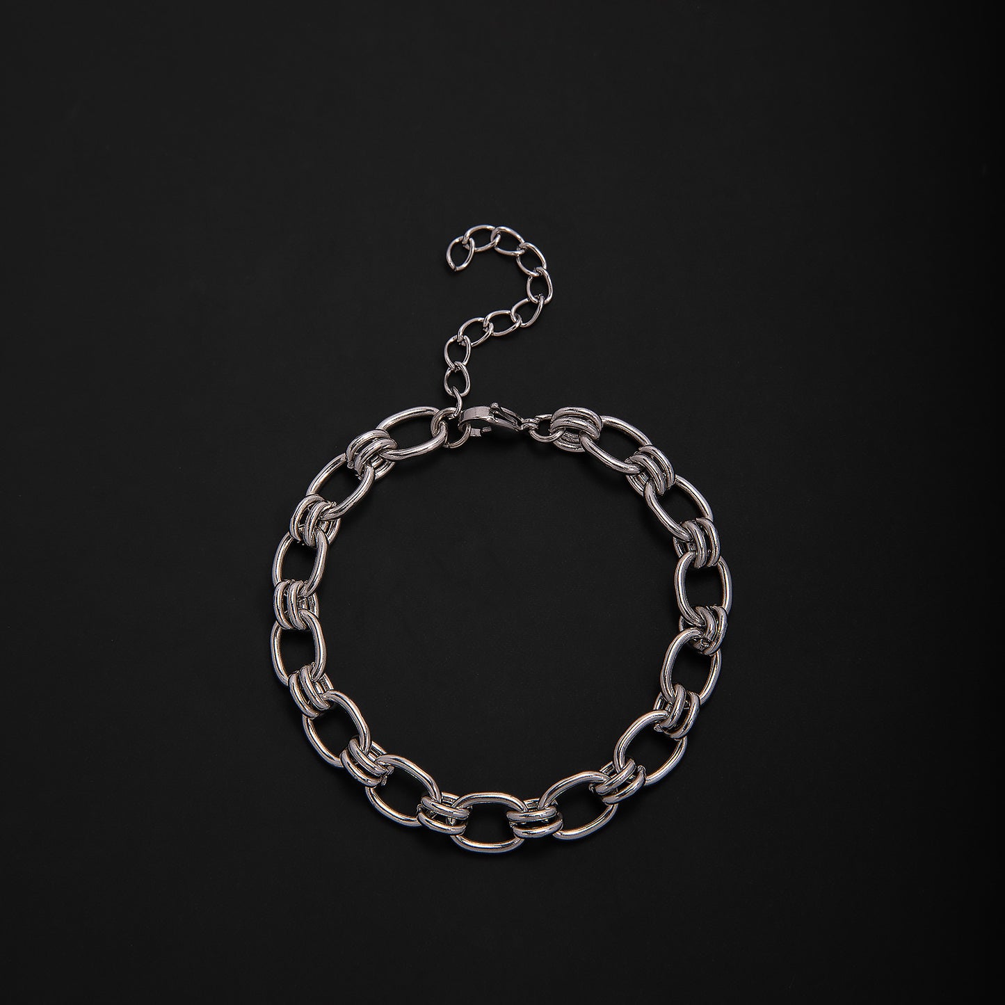 Elegant Geometric Link Bracelet Acalora