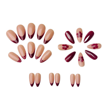 Artistic Floral Accent Nail Art Acalora