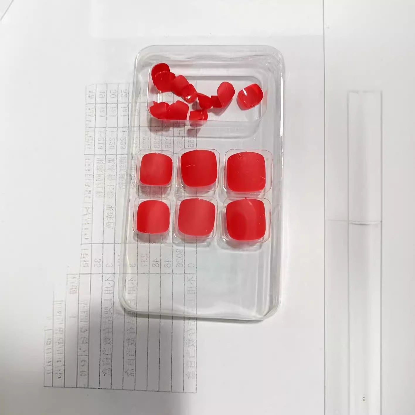 Premium Square Press-On Nail Tips Acalora