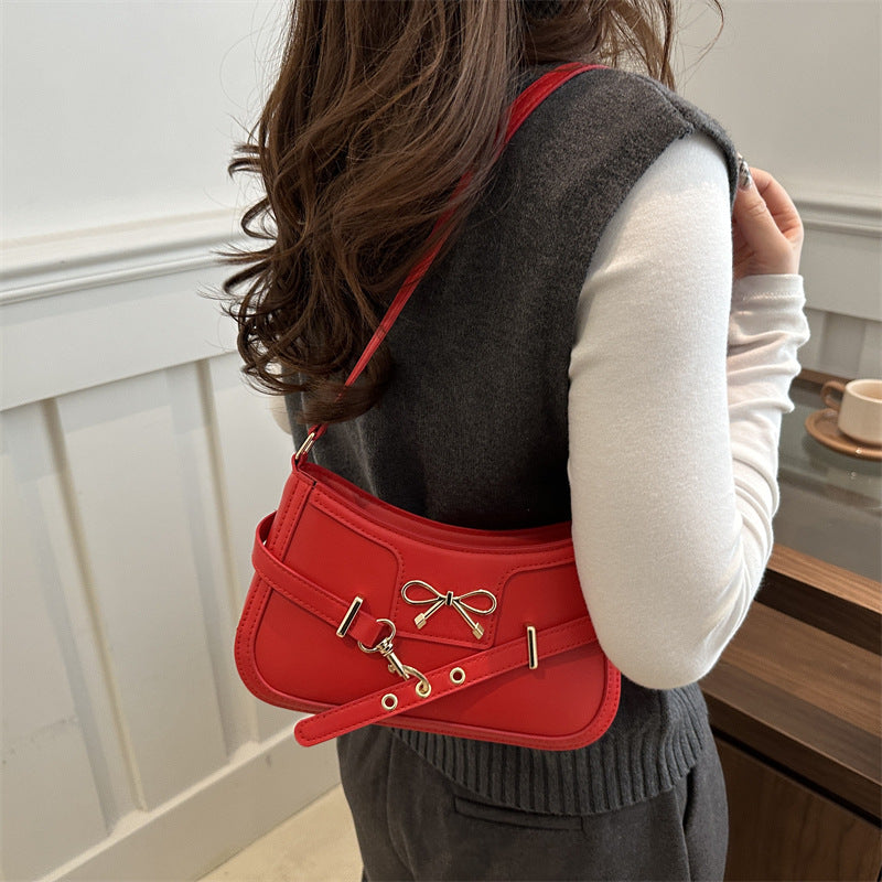 Elegant Bow Detail Crossbody Handbag Acalora