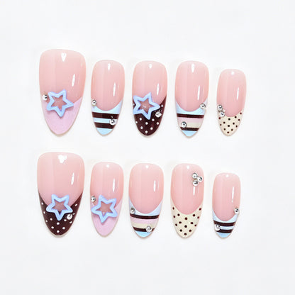Creative Decorative Press-On Nail Art Set Acalora
