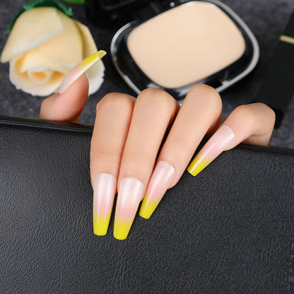 Glamorous artificial nails with gradient Acalora