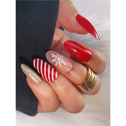 Festive Holiday Nail Art Acalora