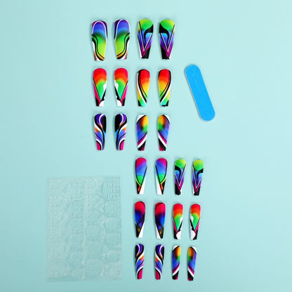 Artificial nails with creative pattern Acalora