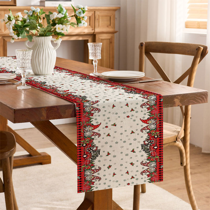 Festive Holiday-Themed Table Runner