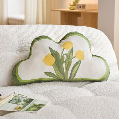 Decorative Cloud-Shaped Throw Pillow