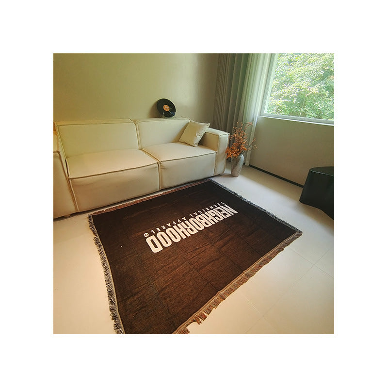 Cozy Decorative Fringe Throw Blanket