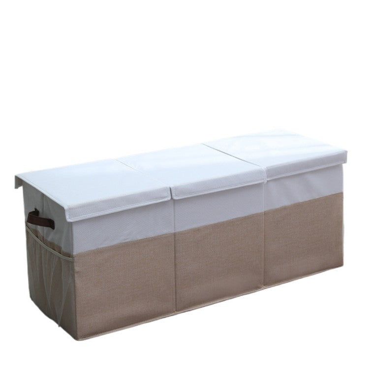 Robust storage chest with removable lid and carrying handles Acalora
