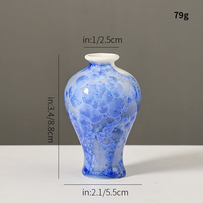 Elegant Floral Design Ceramic Vase