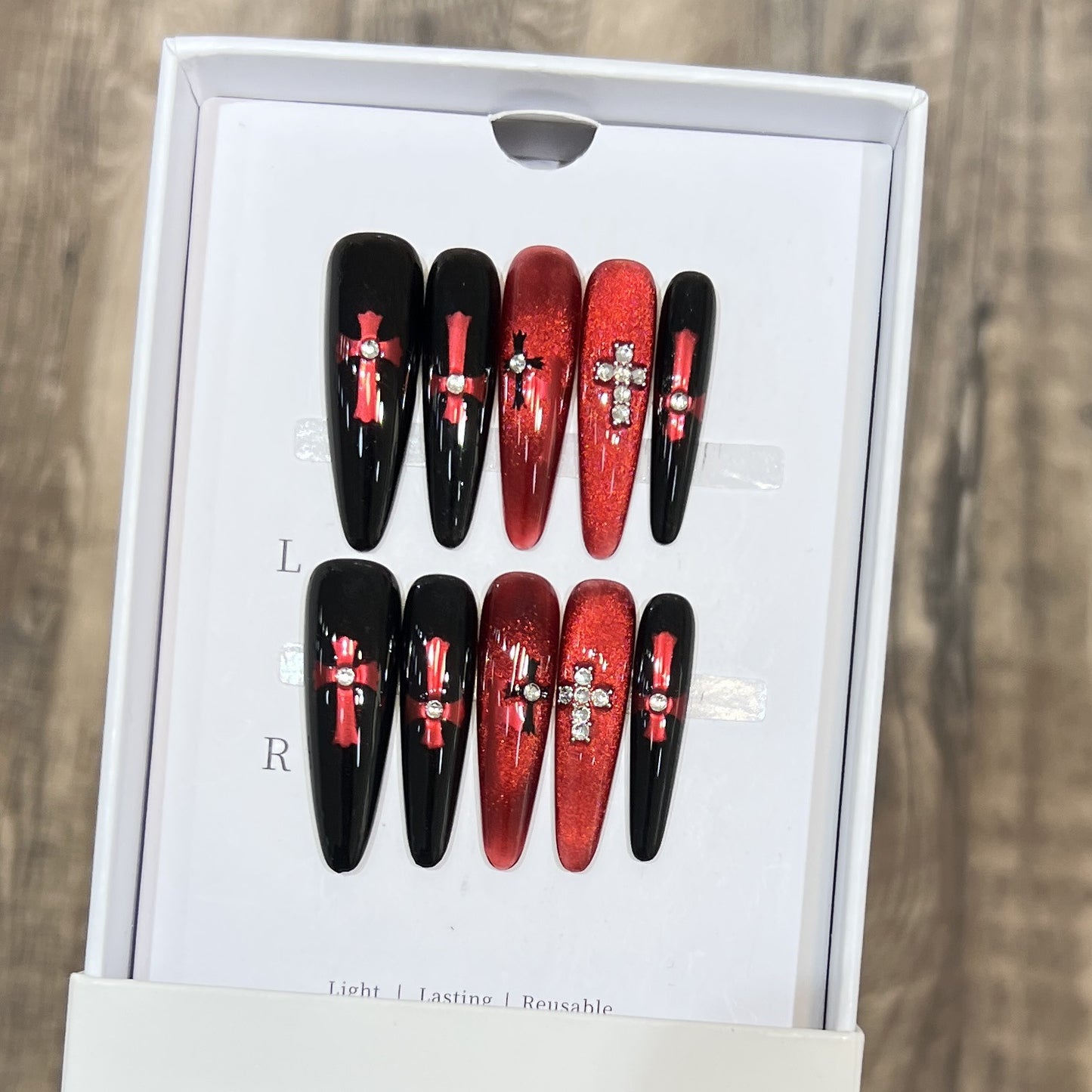 Glamorous Stiletto Press-On Nail Set Acalora