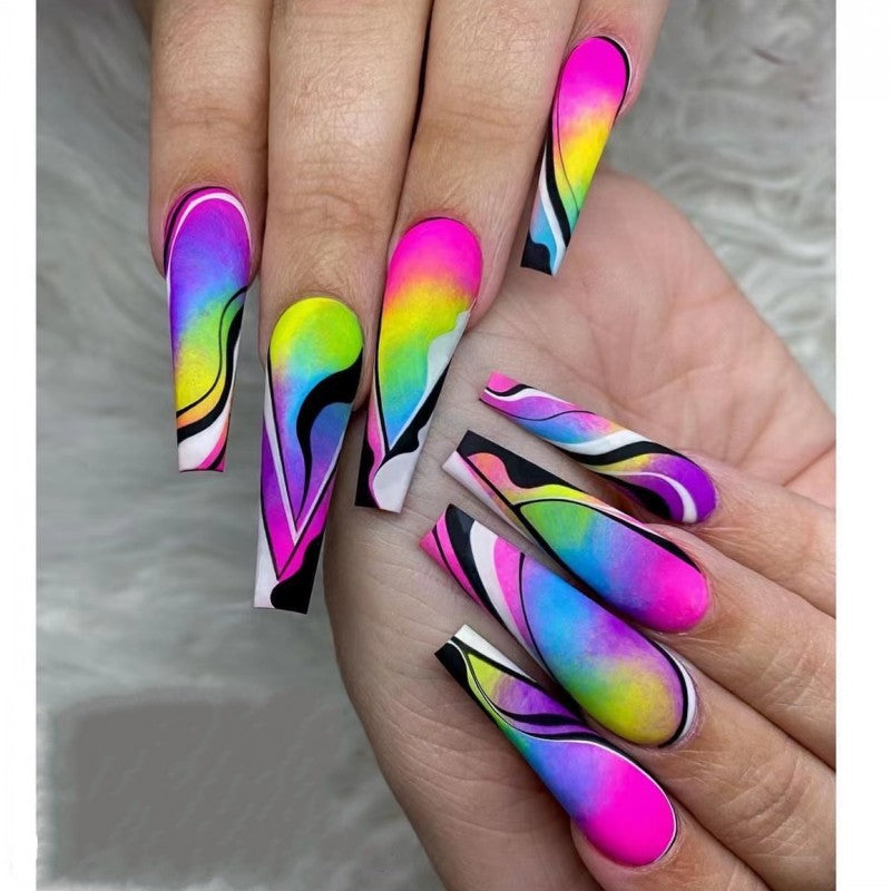 Artificial nails with creative pattern Acalora