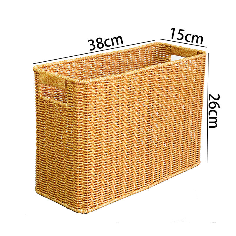 Ladies Elegant Laundry Basket made of Woven Material Bowlift
