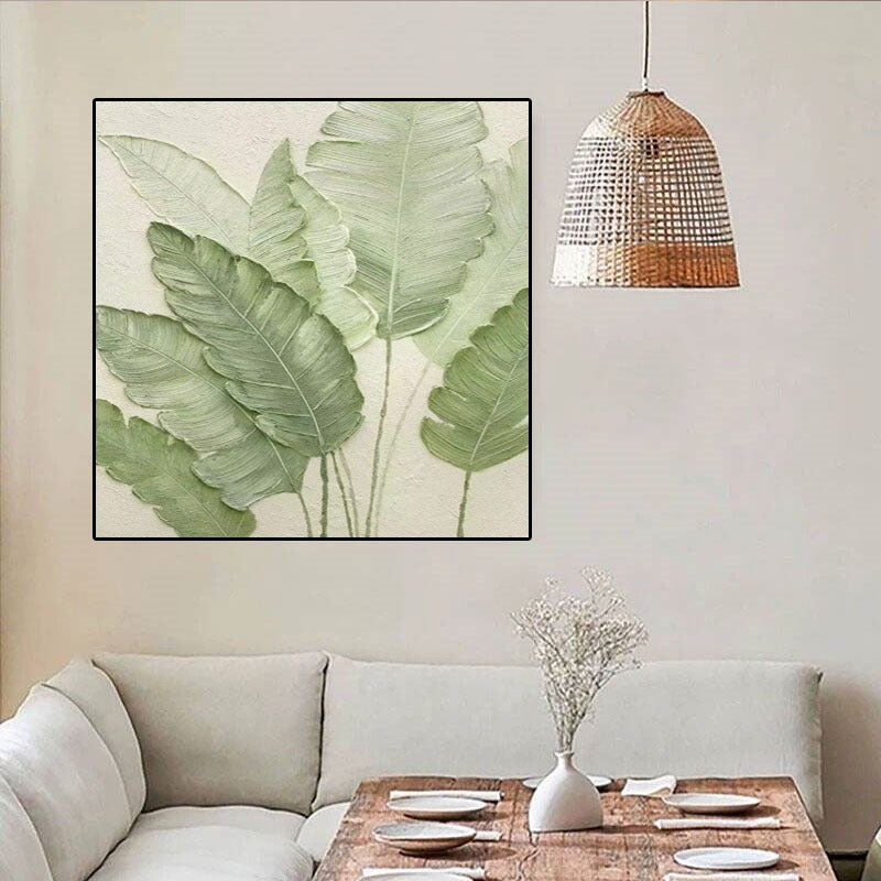 Home Decor Leaf Print Art
