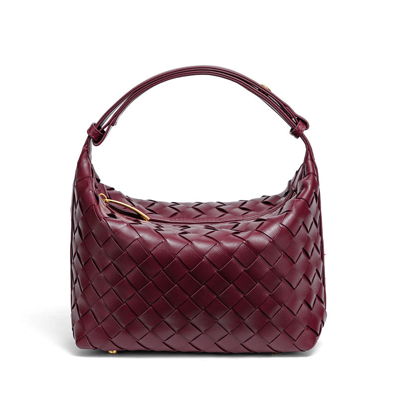 Handmade Woven Leather Mini Bag Acalora