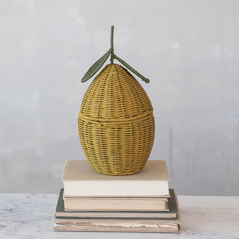 Decorative Woven Storage Container Acalora
