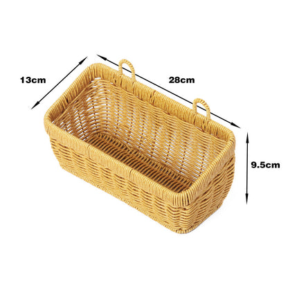 Handwoven Rectangular Storage Basket Acalora