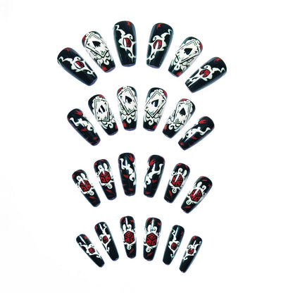 Artistic Playing Card Nail Art Acalora