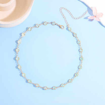 Sparkling Crystal Choker Necklace Acalora