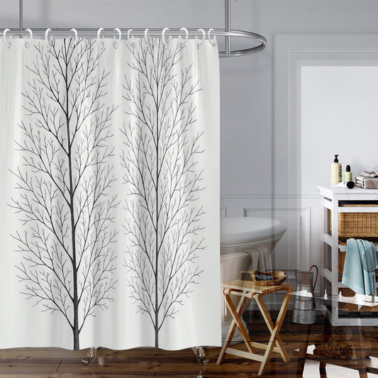 Artistic Tree Design Shower Curtain
