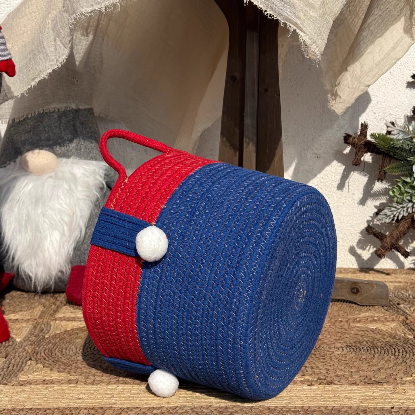 Playful Handmade Storage Basket Acalora