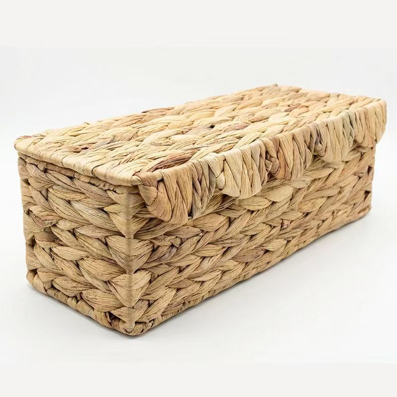 Storage basket with lid Acalora
