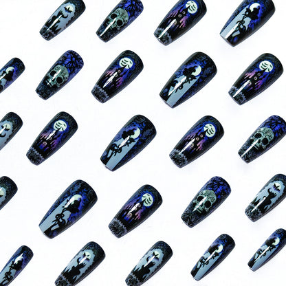 Gothic Themed Nail Art Acalora