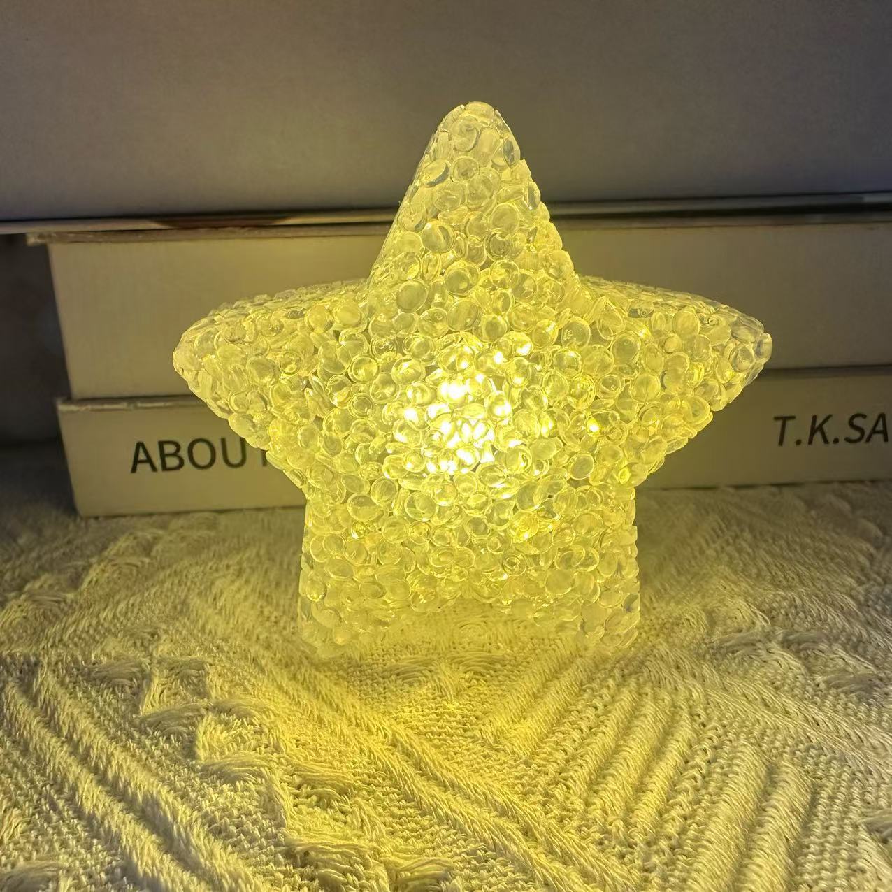 LED Frosted Acrylic Star Ambient Night Lamp Acalora