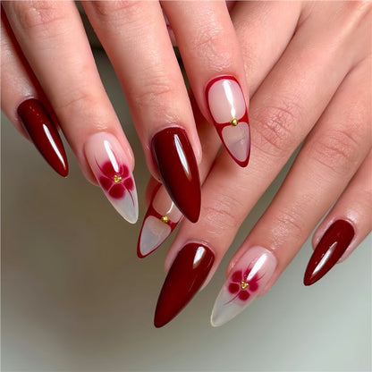 Elegant Stiletto Press-On Nail Design Acalora