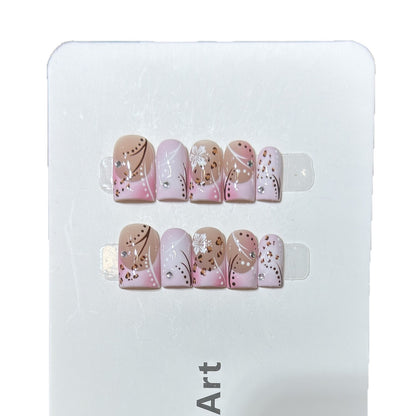 Floral-Inspired Press-On Nail Art Collection Acalora