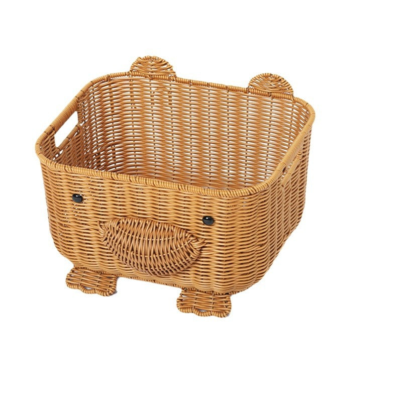 Decorative Animal-Themed Storage Basket Acalora