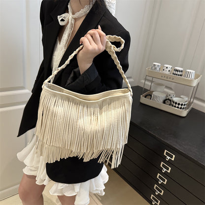 Bohemian Fringe Shoulder Bag Acalora