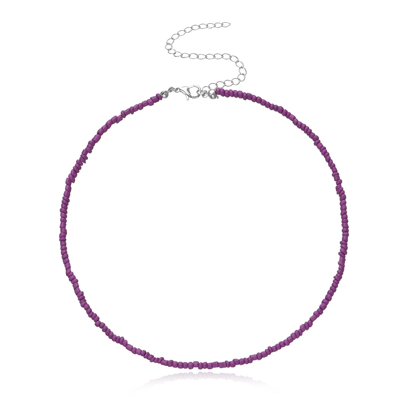 Colorful Beaded Choker Necklace Acalora