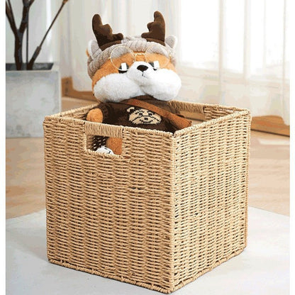 Woven Seagrass Toy Storage Container Acalora