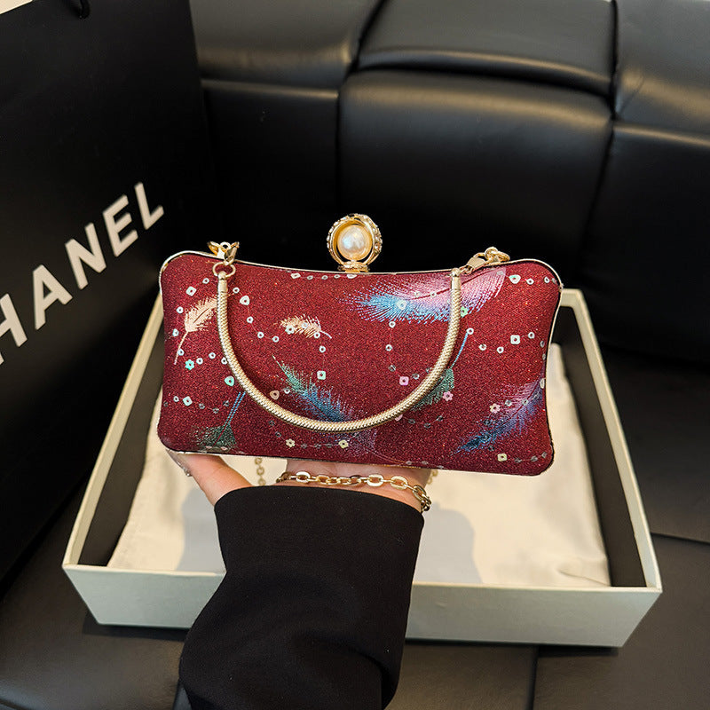 Glittery Evening Clutch Bag Acalora