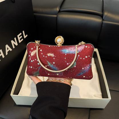 Glittery Evening Clutch Bag Acalora