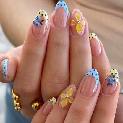 Decorative Floral Nail Art Tips Acalora