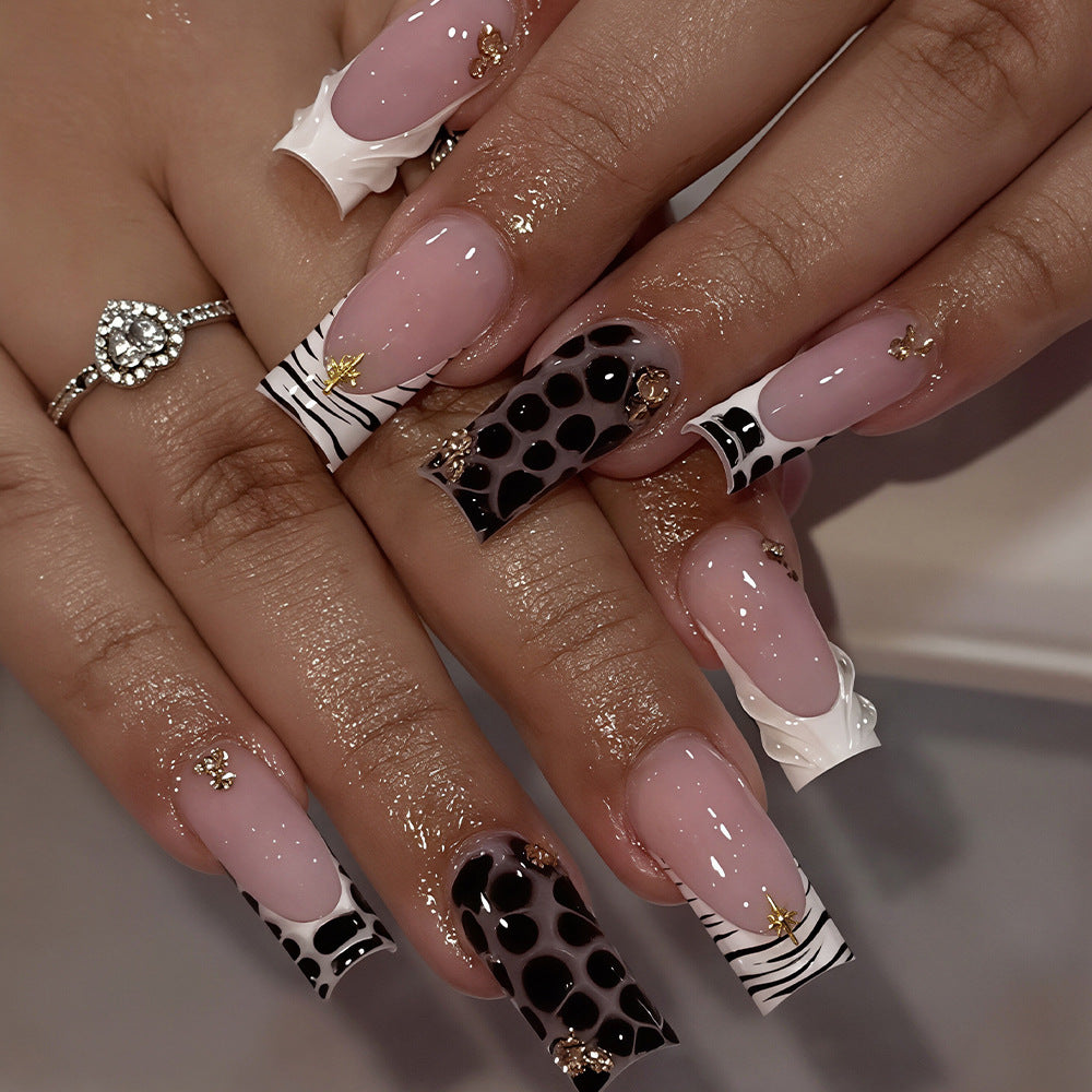 Stylish Decorative Press-On Nail Art Tips Acalora