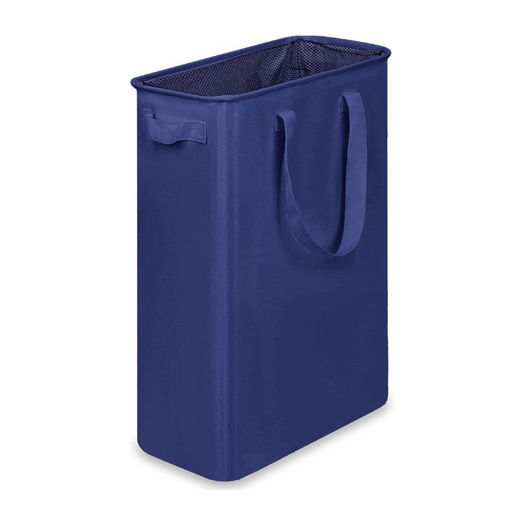 Foldable laundry basket with wheels and practical lid Acalora