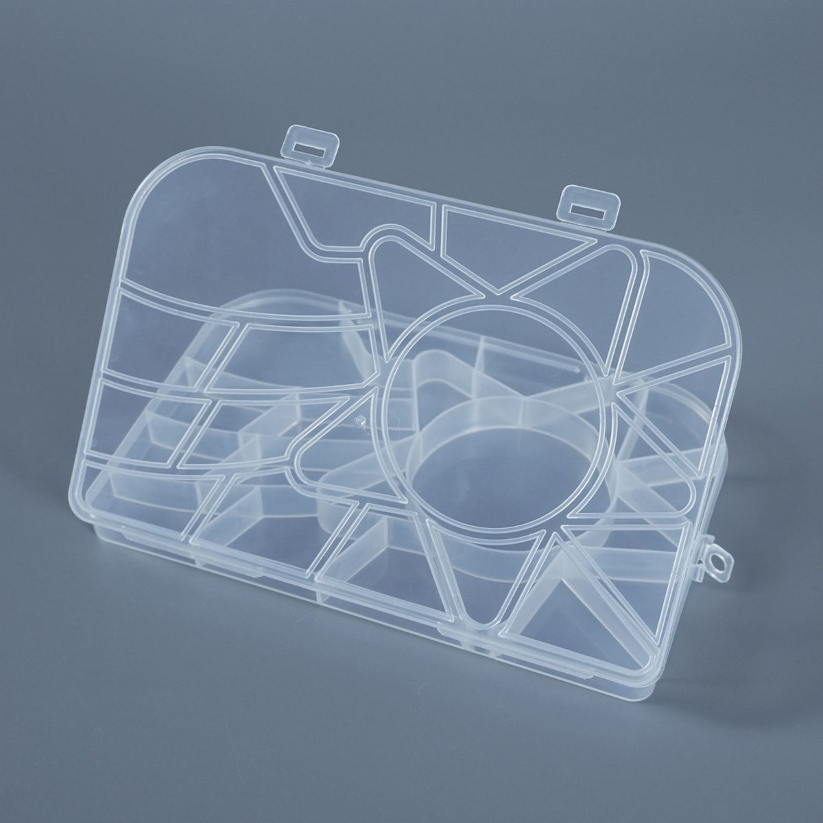 Clear Multi-Section Craft Organizing Box Acalora