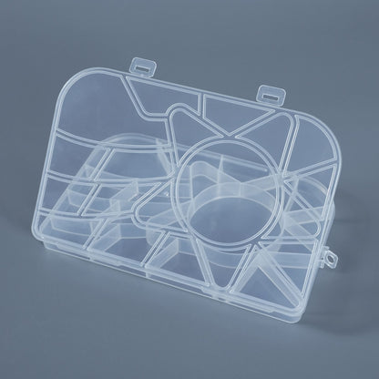 Clear Multi-Section Craft Organizing Box Acalora
