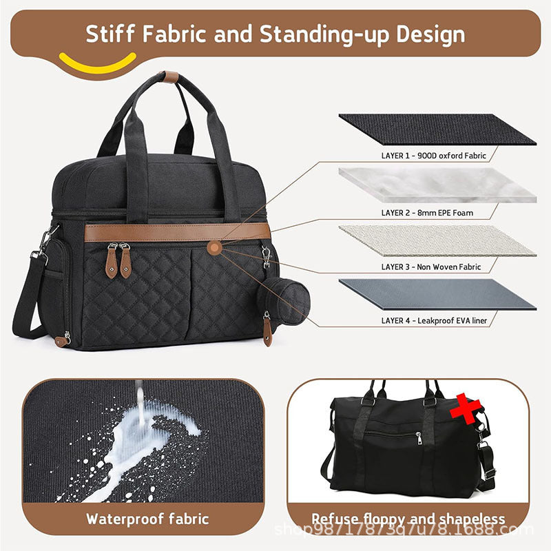 Versatile Quilted Travel Utility Bag Acalora
