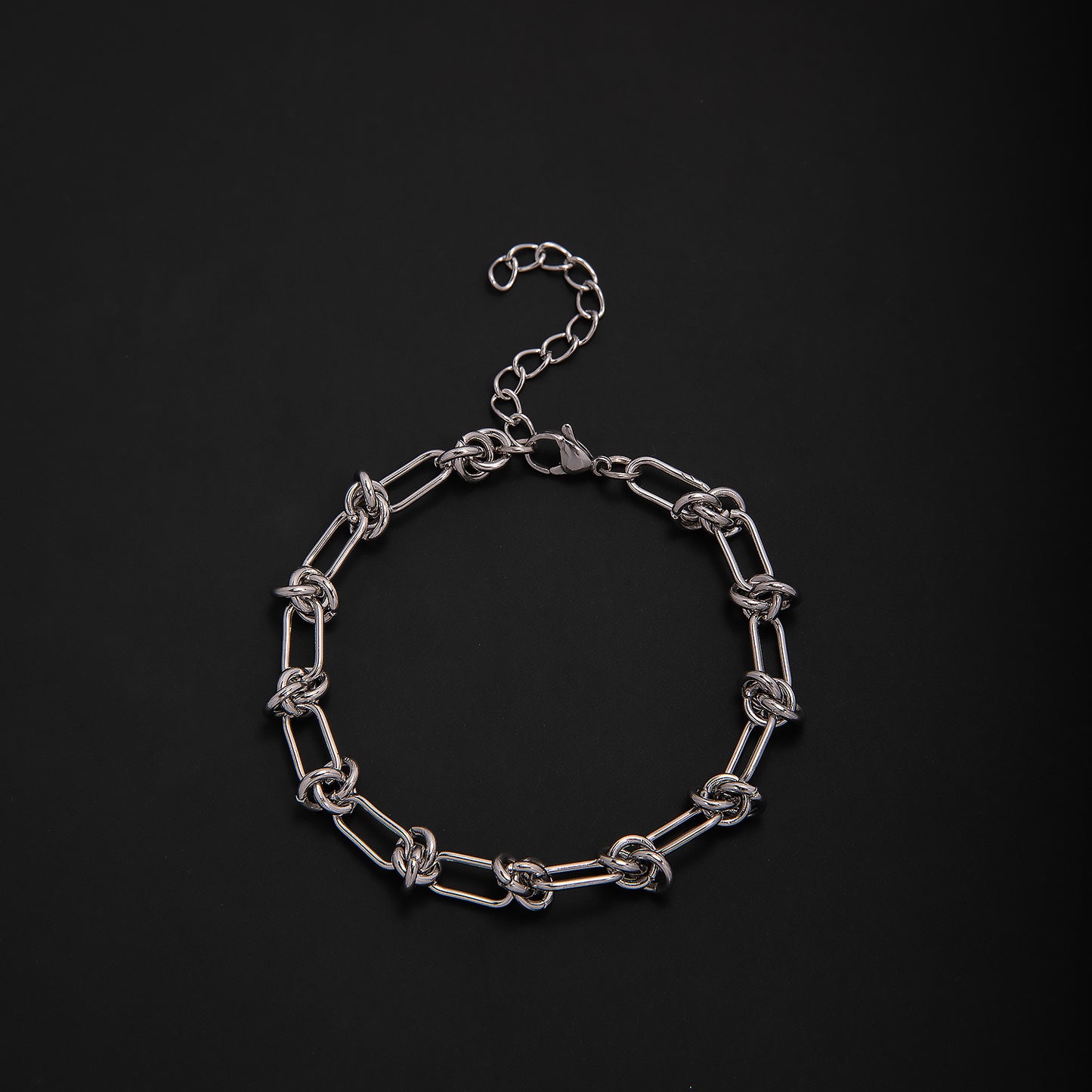 Elegant Geometric Link Bracelet Acalora