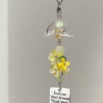 Inspirational Flower Pendant Charm Acalora