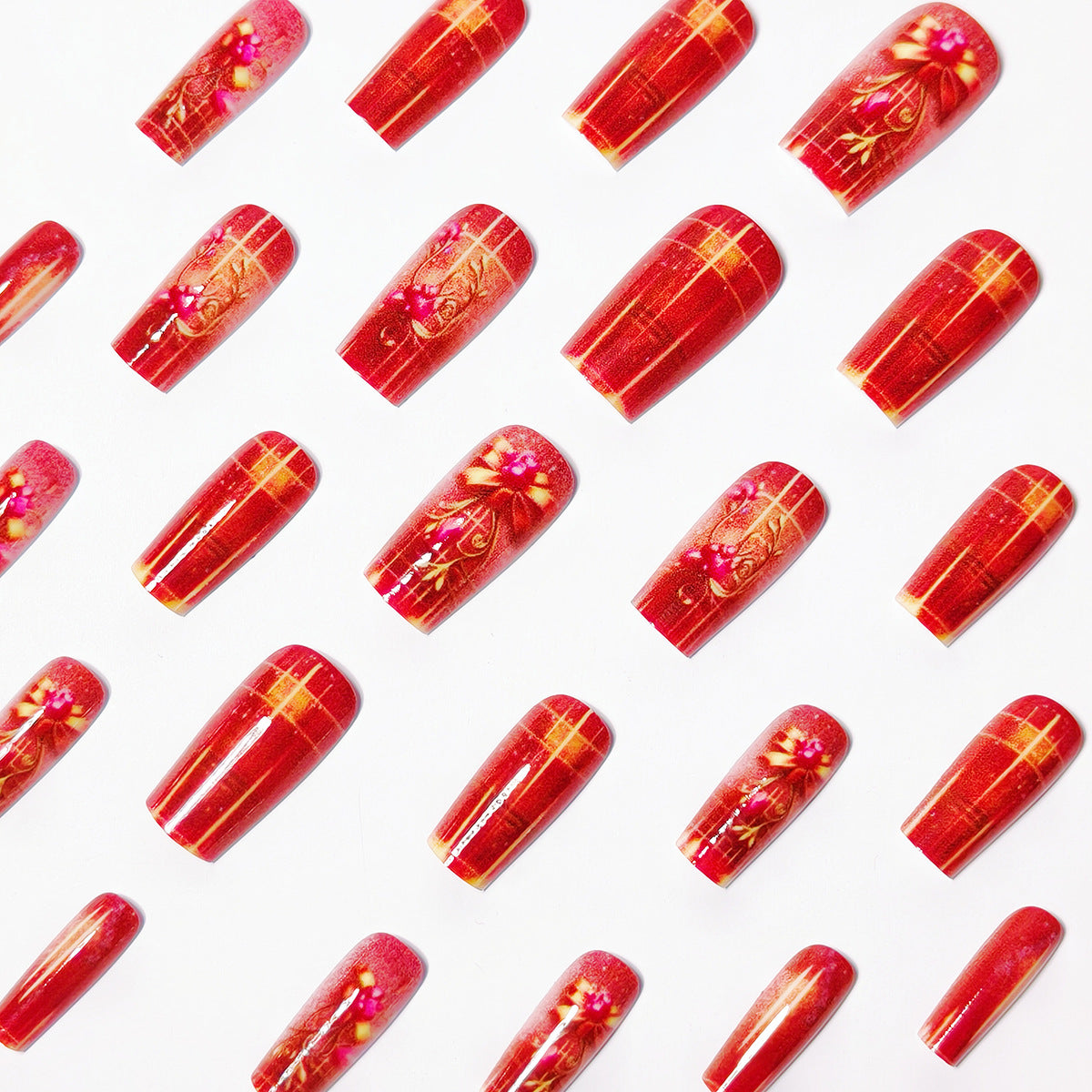 Artistic Floral Nail Art Design Acalora