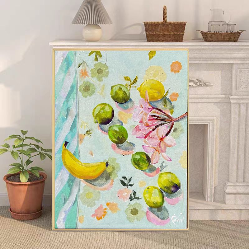 Retro-Inspired Still Life Canvas Art Print