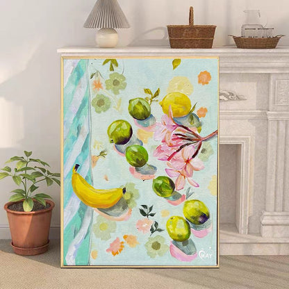 Retro-Inspired Still Life Canvas Art Print