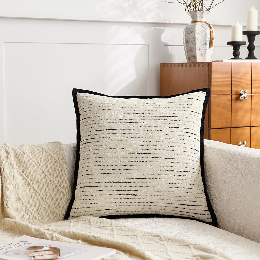 Chic Textured Decorative Cushion