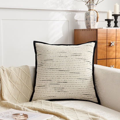 Chic Textured Decorative Cushion