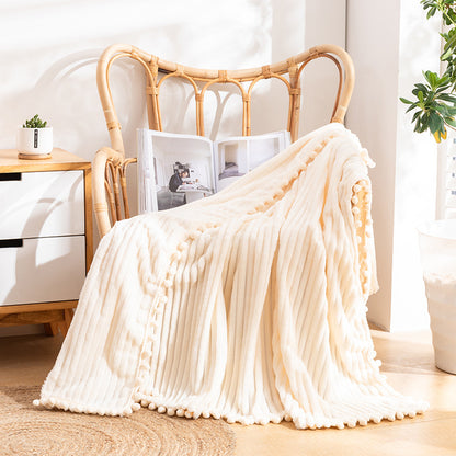 Unisex Cozy Textured Throw Blanket